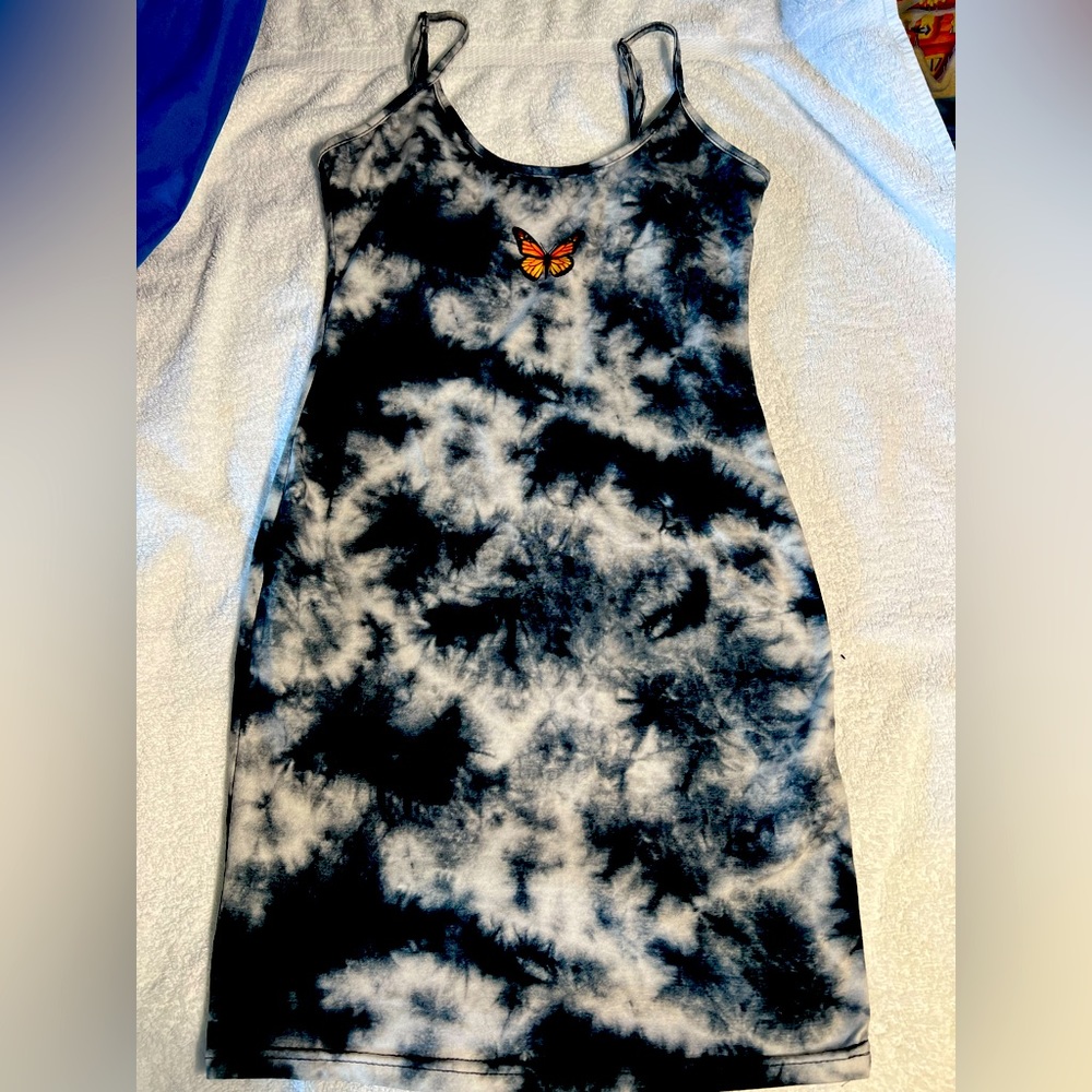 Black white and grey dress, only used a few times bought off SHEIN